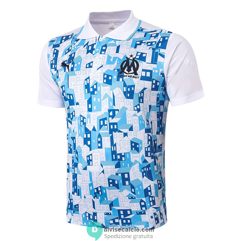 Maglia Olympique Marseille Polo White 2020/2021