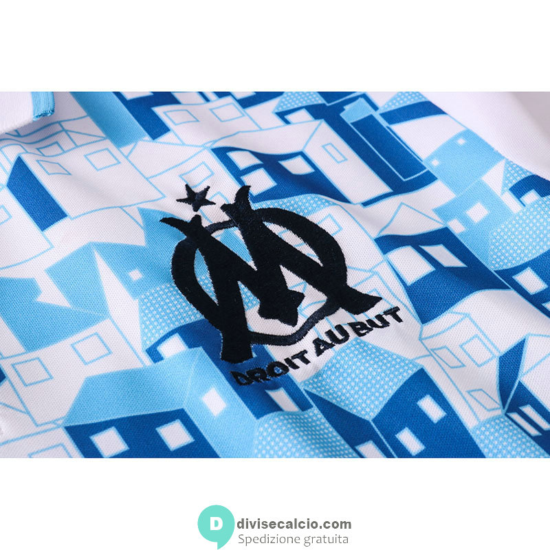 Maglia Olympique Marseille Polo White 2020/2021