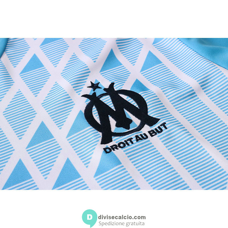 Maglia Olympique Marseille Training Blue White 2020/2021