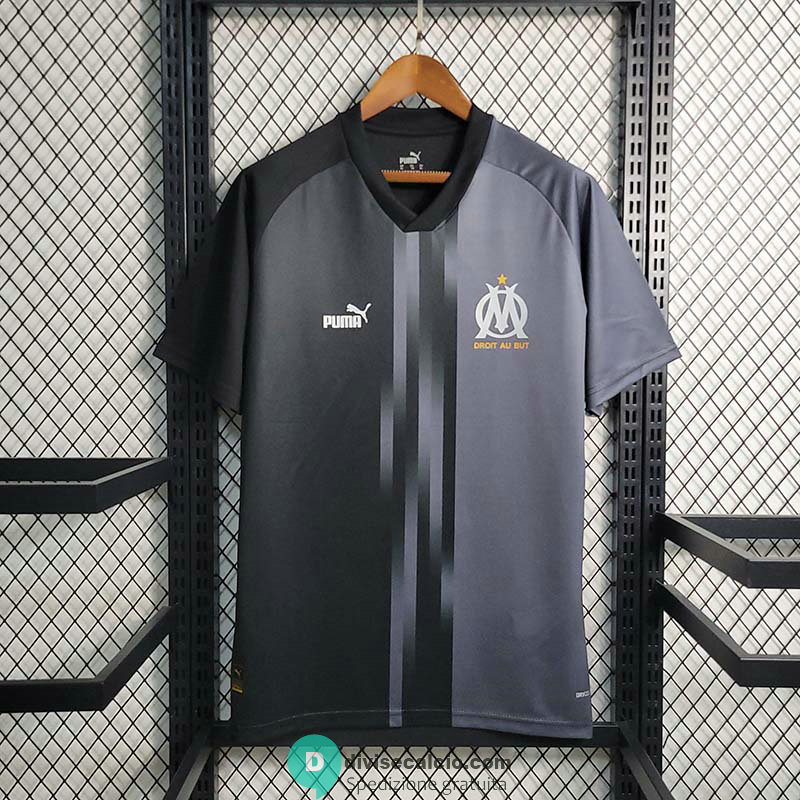 Maglia Olympique Marseille Training Suit Black 2023/2024
