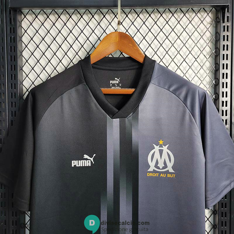 Maglia Olympique Marseille Training Suit Black 2023/2024