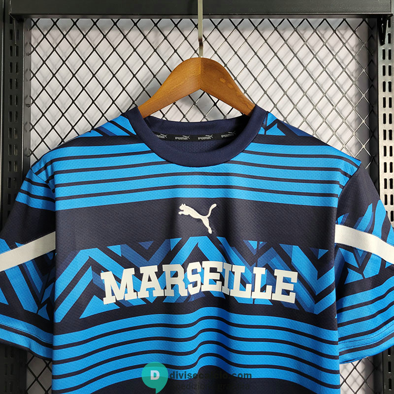 Maglia Olympique Marseille Training Suit Blue I 2022/2023