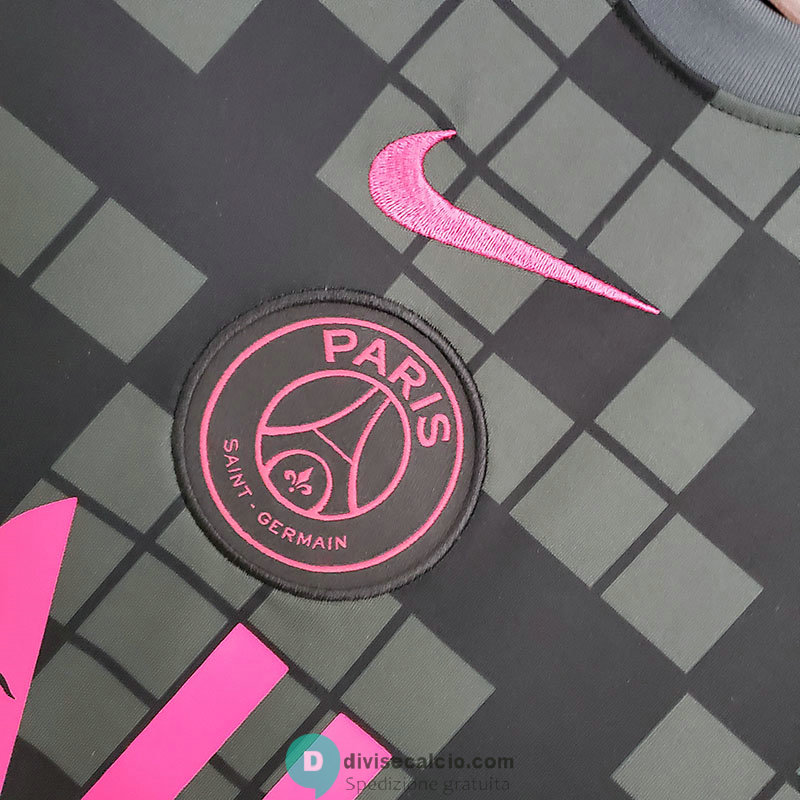 Maglia PSG Black Grey Pink 2021/2022