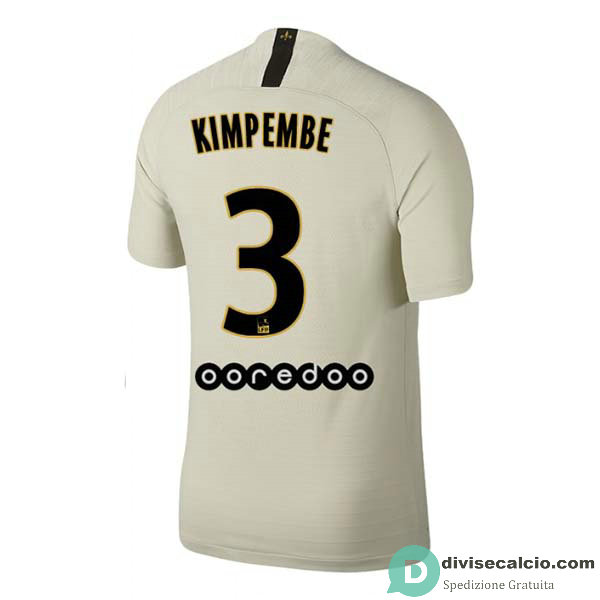 Maglia PSG Gara Away 3#KIMPEMBE 2018-2019