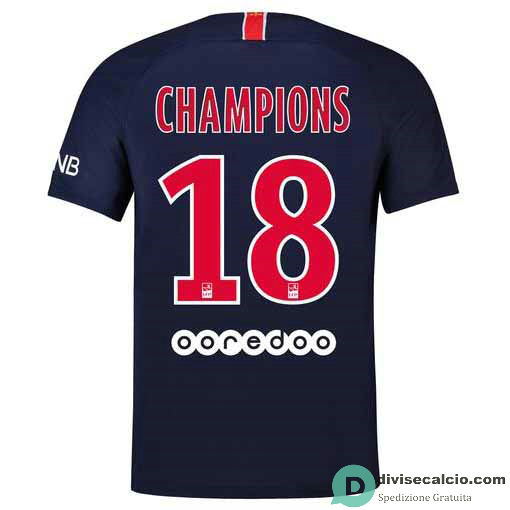 Maglia PSG Gara Home 18#CHAMPIONS 2018-2019