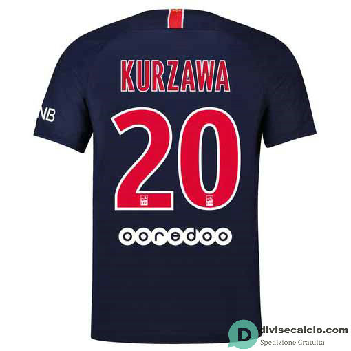 Maglia PSG Gara Home 20#KURZAWA 2018-2019