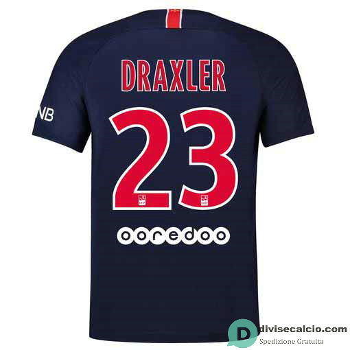 Maglia PSG Gara Home 23#DRAXLER 2018-2019