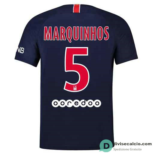 Maglia PSG Gara Home 5#MARQUINHOS 2018-2019