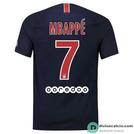 Maglia PSG Gara Home 7#MBAPPE 2018-2019