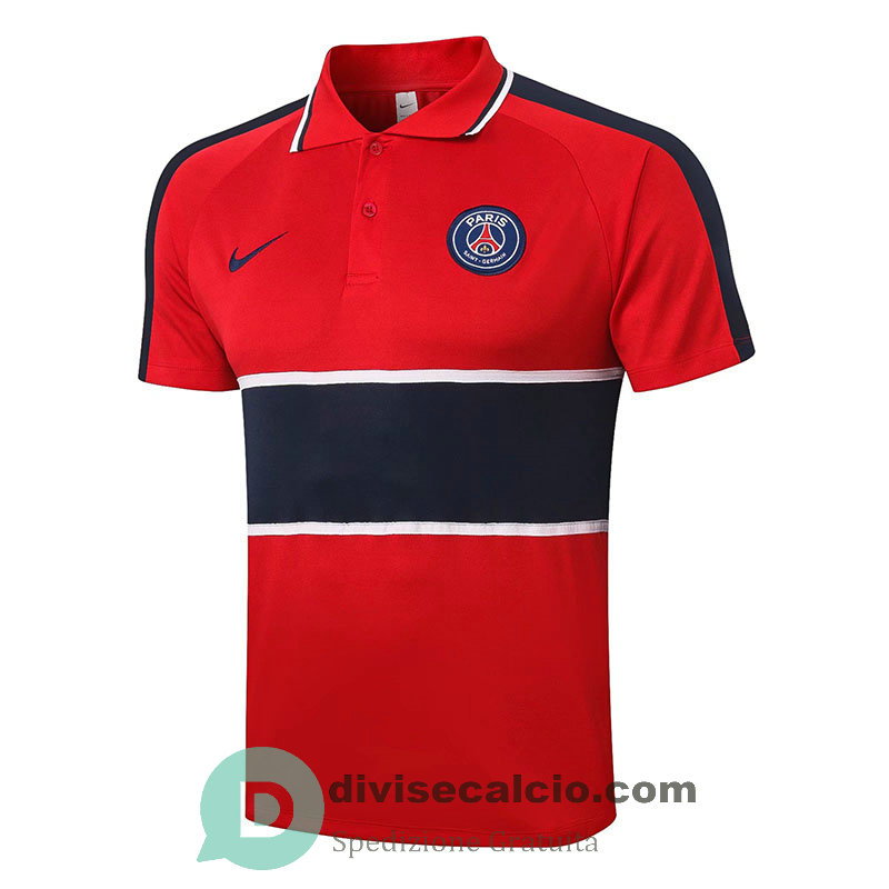 Maglia PSG Polo Red 2020/2021