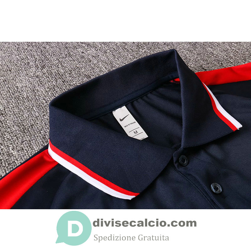 Maglia PSG Polo Red Navy 2020/2021