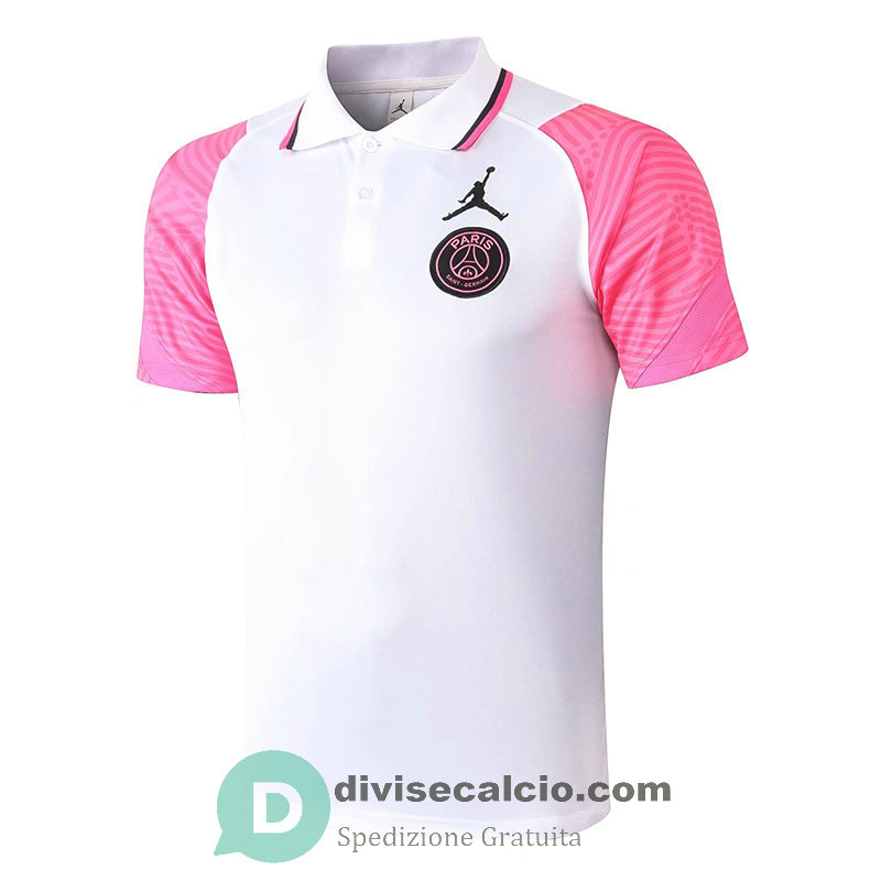 Maglia PSG Polo White Pink 2020/2021