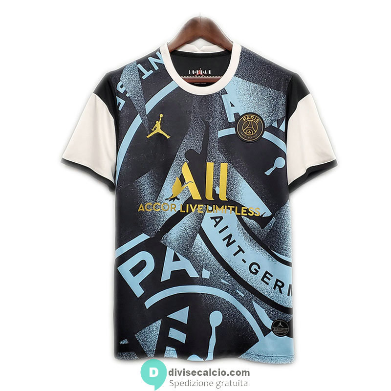 Maglia PSG Training Black Blue 2020/2021