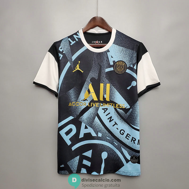 Maglia PSG Training Black Blue 2020/2021