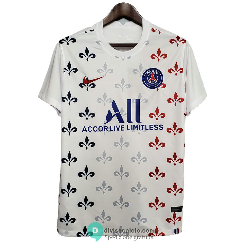 Maglia PSG Training Blue White Red 2020/2021