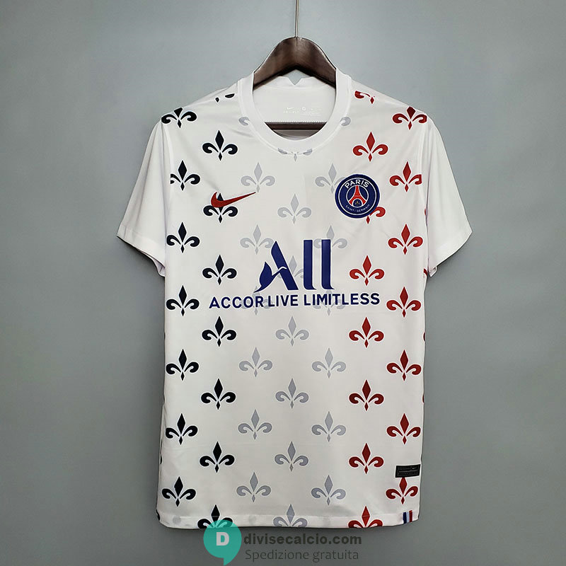 Maglia PSG Training Blue White Red 2020/2021