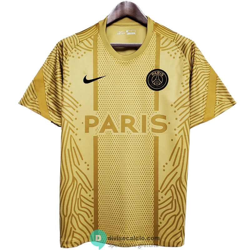 Maglia PSG Training Gold Pattern 2020/2021