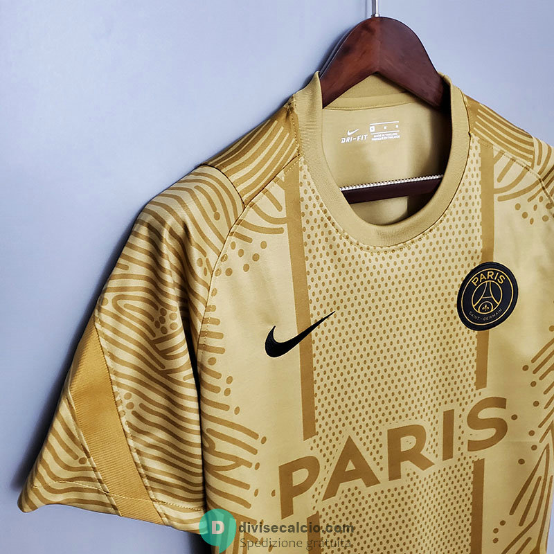 Maglia PSG Training Gold Pattern 2020/2021