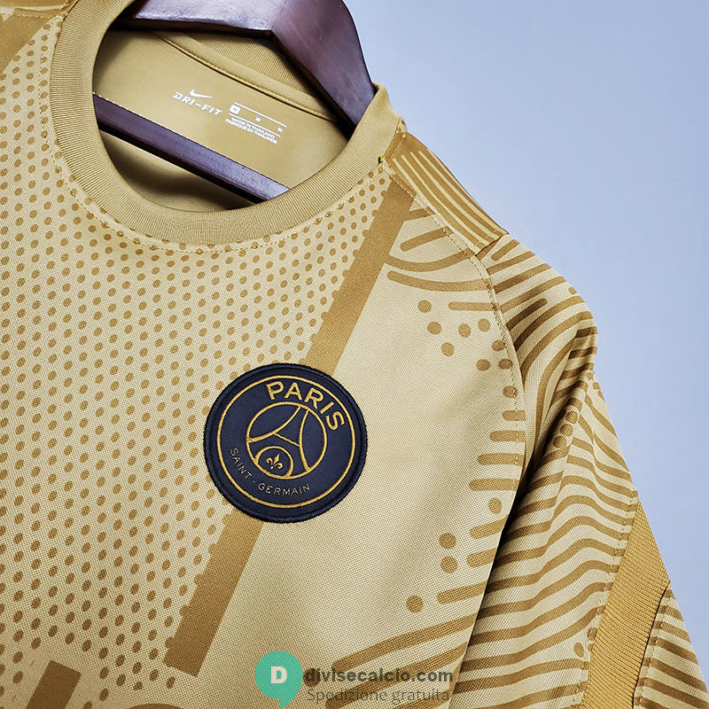 Maglia PSG Training Gold Pattern 2020/2021