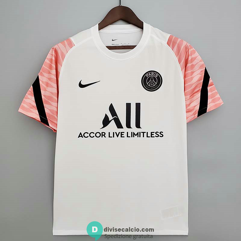 Maglia PSG Training Pink White III 2021/2022