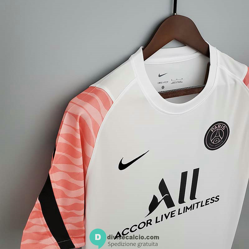 Maglia PSG Training Pink White III 2021/2022