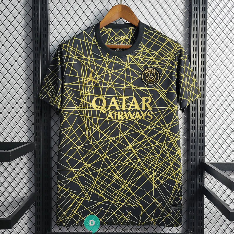 Maglia PSG Training Suit Black Gold Line 2022/2023