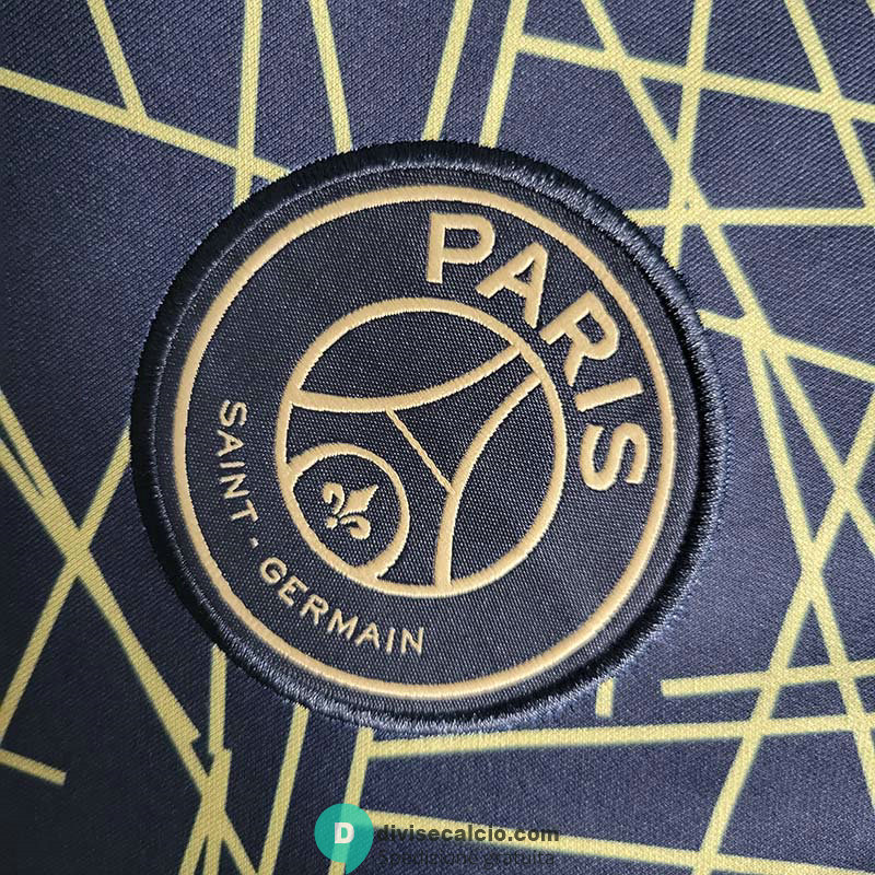 Maglia PSG Training Suit Black Gold Line 2022/2023