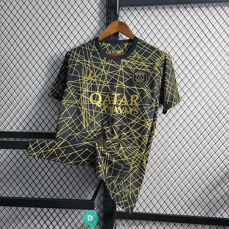 Maglia PSG Training Suit Black Gold Line 2022/2023