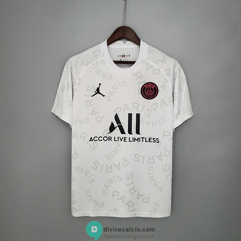 Maglia PSG x JORDAN Training White Paris 2021/2022