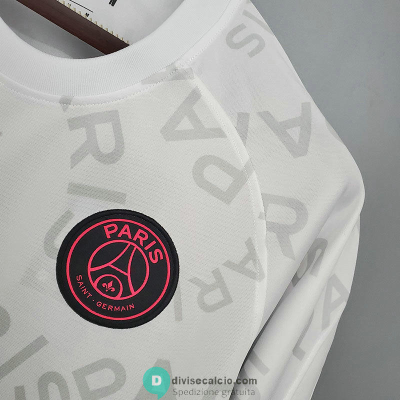 Maglia PSG x JORDAN Training White Paris 2021/2022