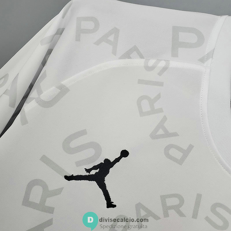 Maglia PSG x JORDAN Training White Paris 2021/2022