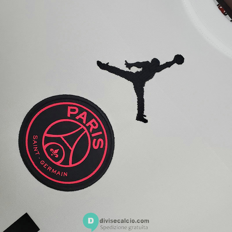 Maglia PSG x JORDAN Training White Pink 2021/2022