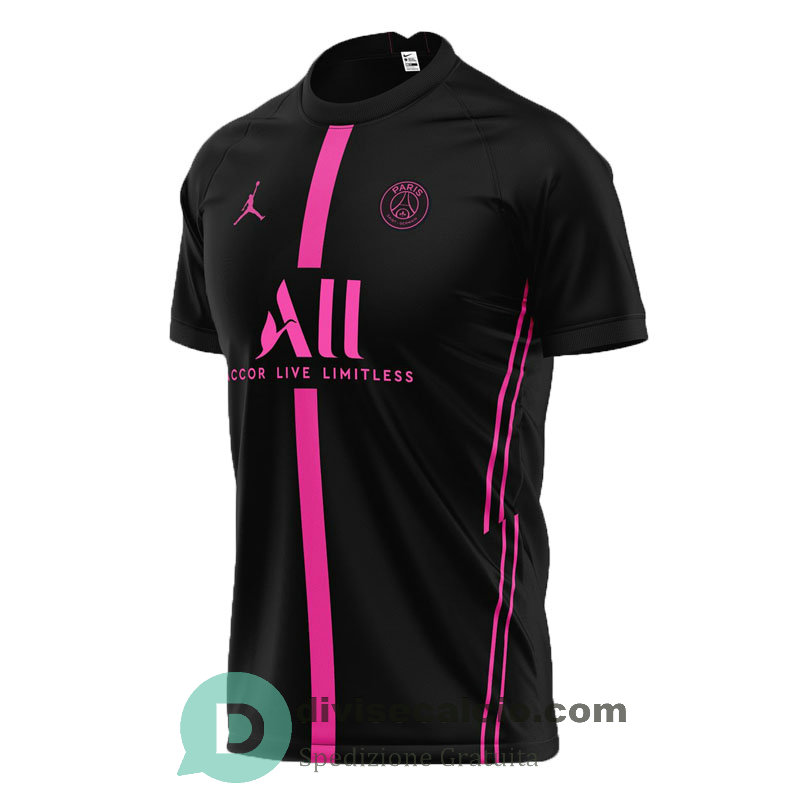 Maglia PSG x Jordan Black Pink 2020/2021