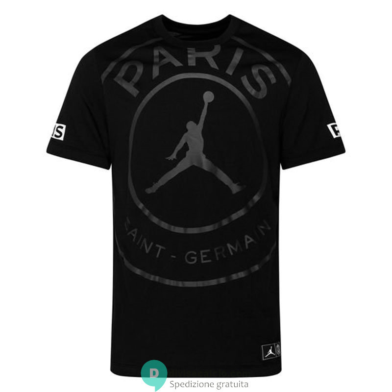 Maglia PSG x Jordan Training Black Big Logo 2020/2021