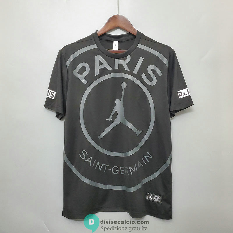 Maglia PSG x Jordan Training Black Big Logo 2020/2021