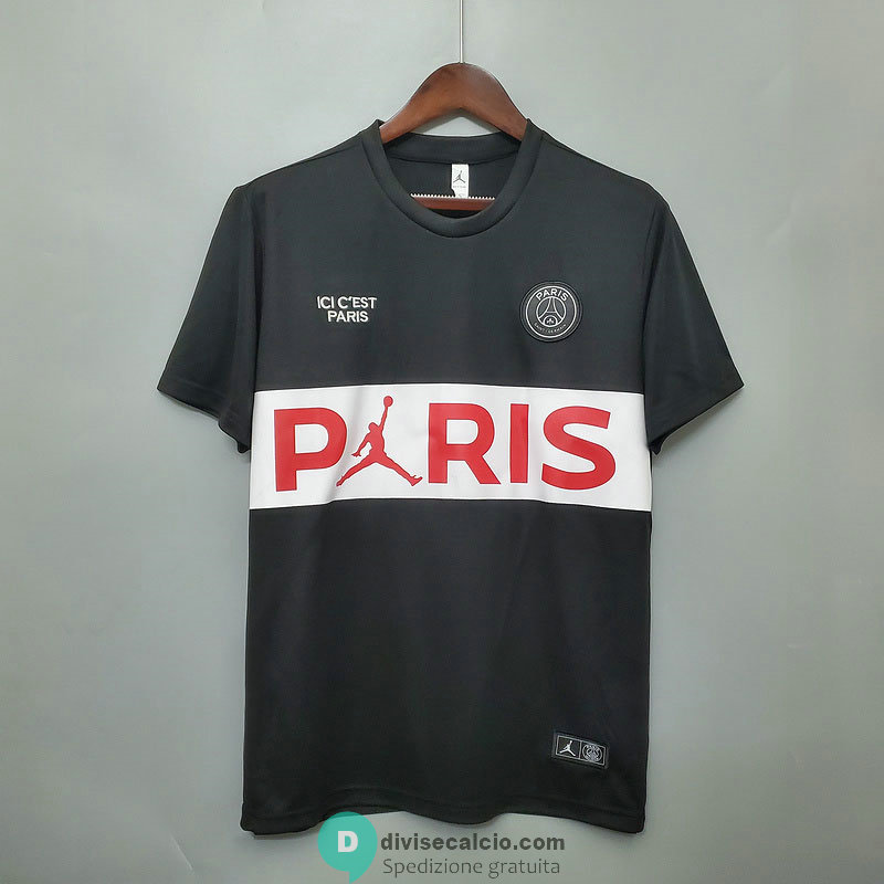 Maglia PSG x Jordan Training Black White 2020/2021