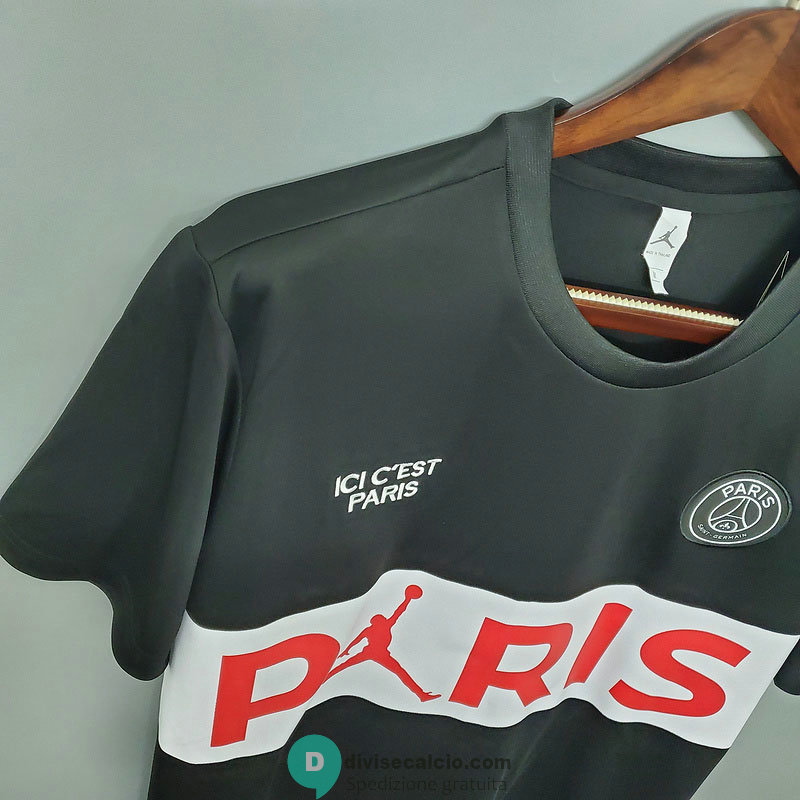 Maglia PSG x Jordan Training Black White 2020/2021