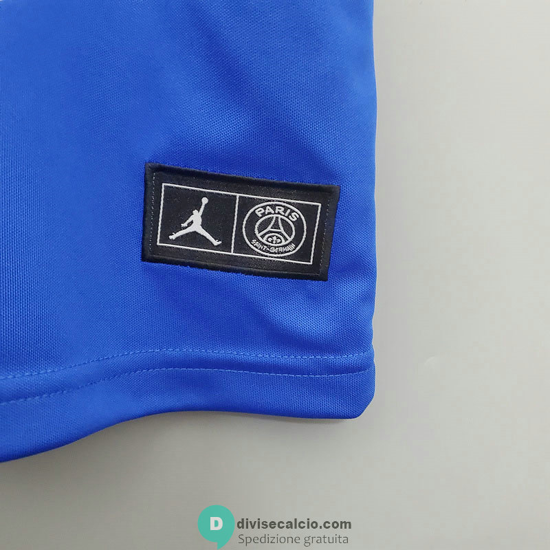 Maglia PSG x Jordan Training Blue Big Logo 2020/2021