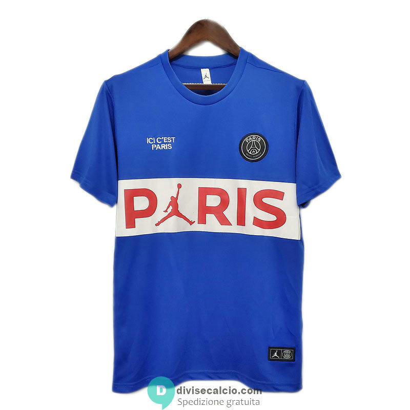 Maglia PSG x Jordan Training Blue White 2020/2021