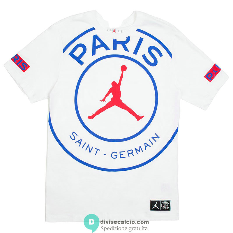 Maglia PSG x Jordan Training White Big Logo 2020/2021