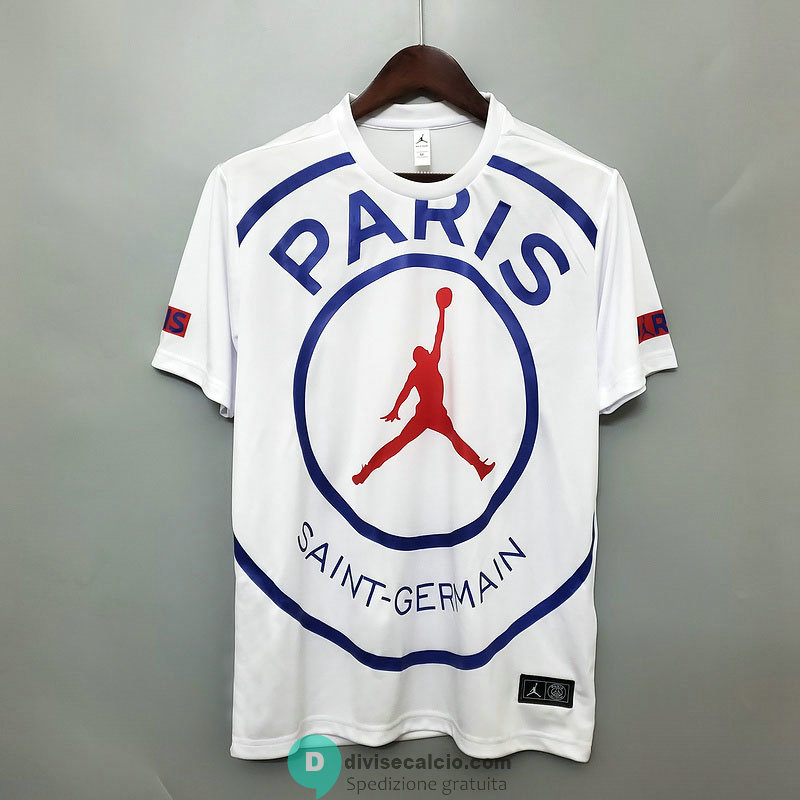 Maglia PSG x Jordan Training White Big Logo 2020/2021