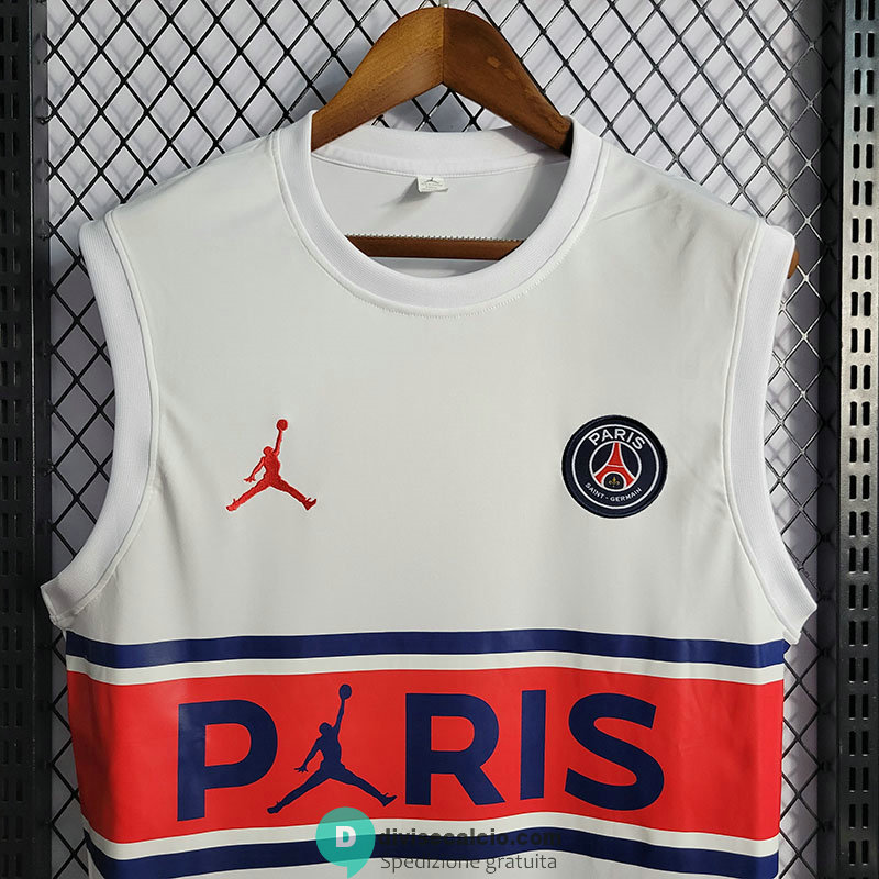 Maglia PSG x Jordan Vest White I 2022/2023