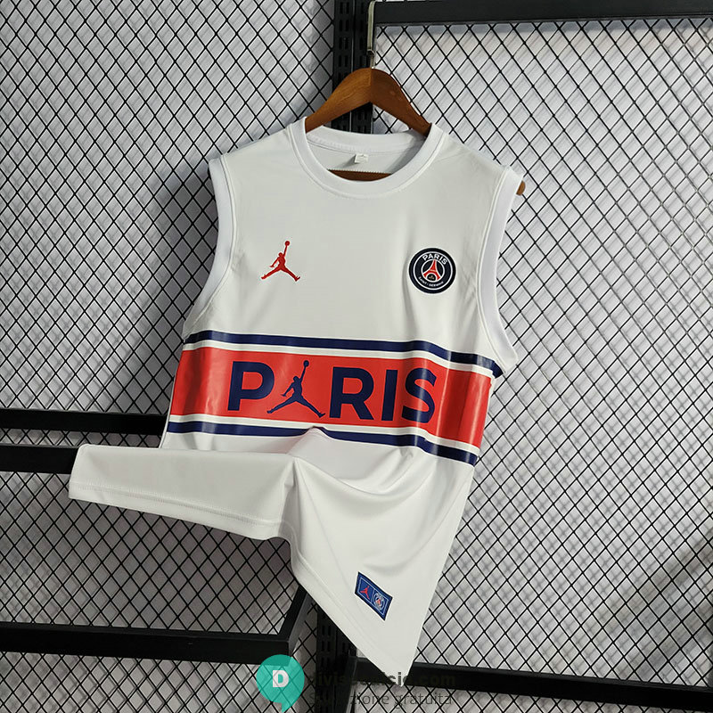 Maglia PSG x Jordan Vest White I 2022/2023