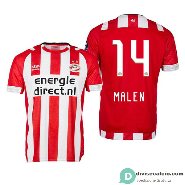 Maglia PSV Eindhoven Gara Home 14#MALEN 2018-2019