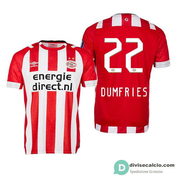 Maglia PSV Eindhoven Gara Home 22#DUMFRIES 2018-2019