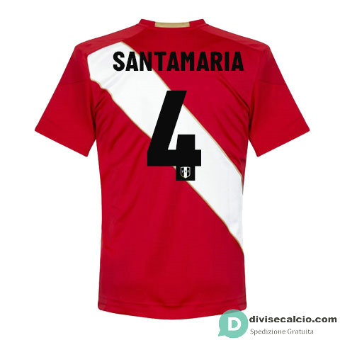 Maglia Peru Gara Away 4#SANTAMARIA 2018