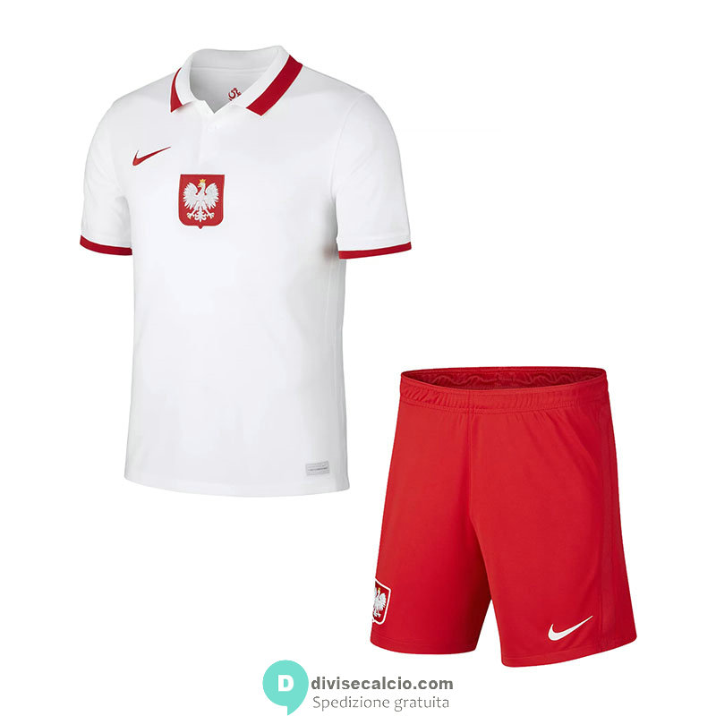 Maglia Polonia Bambino Gara Home 2021/2022