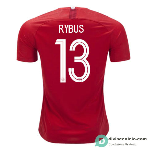 Maglia Polonia Gara Away 13#RYBUS 2018