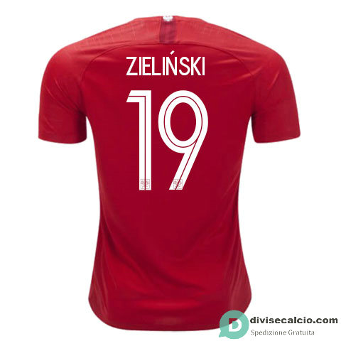 Maglia Polonia Gara Away 19#ZIELINSKI 2018