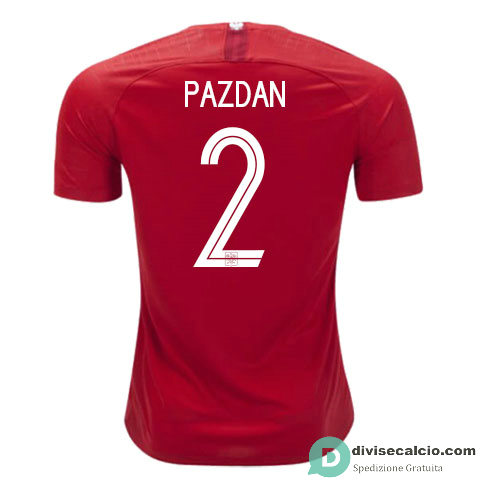 Maglia Polonia Gara Away 2#PAZDAN 2018